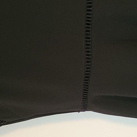 B darlin fit and flare simple seam at waist black evening dress size 13/14 - Picture 3 of 9